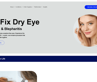 Home - Blephex Llc dry eye test