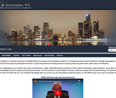 Detroit Mi Accounting Firm Home Page Alan C.Young detroit