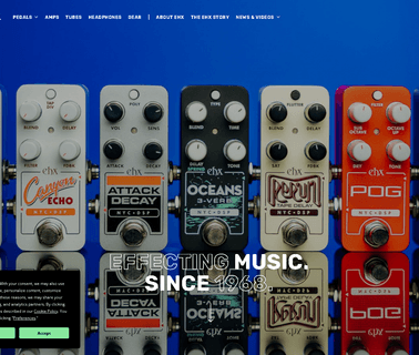 Electro-Harmonix New Sensor Corporation musical amplifiers