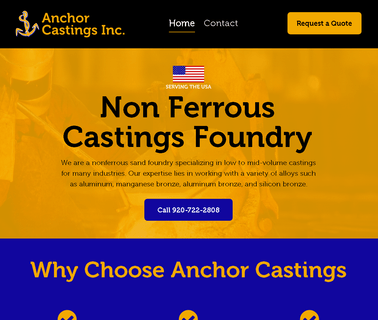 Welcome to Anchor Castings ferrous tin ingot