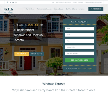Windows Toronto, Doors Toronto, Vinyl replacement doors and windows