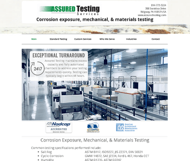 Assured Testing Services equipment humidity