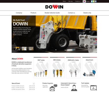 Dowin International Corp. backhoe skid