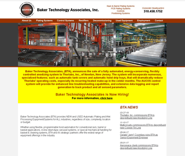 Baker Technology Associates ted baker