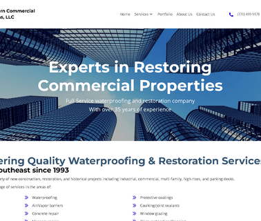 Southeastern Waterproofing & Restorations - Online materials waterproofing