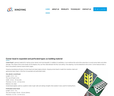 Anran Corner Beads Corporation beads