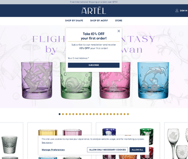 Home - Artel Glass table luxury