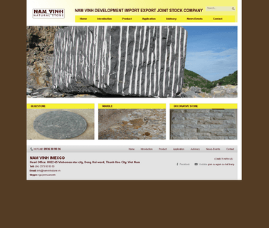 Nam Vinh Investment Trading Joint Stock stone trading
