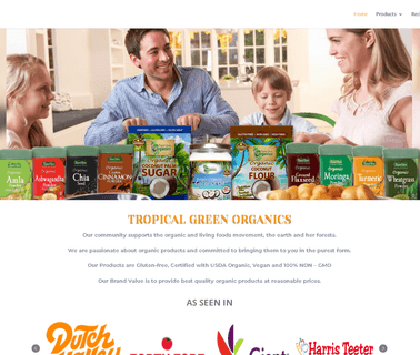 Tropical Green Organics superfoods organic