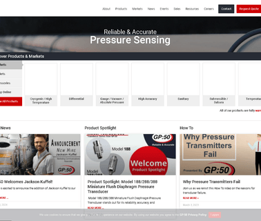 Gp50 Ny Pressure Level and Temperature Sensing gas out