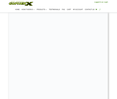 Gopherx effective equipment