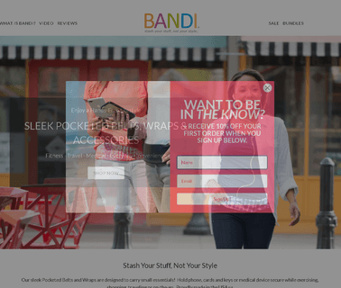 Bandi Wear; Best Stylish Belt for Travel, Running running pack