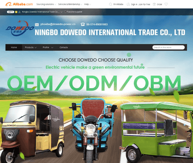 Ningbo Dowedo International Trade electric motor charger