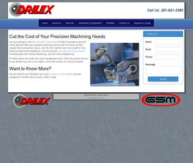 Cnc Lathe Milling Job Shop Drilex Corporation 9001 lathe