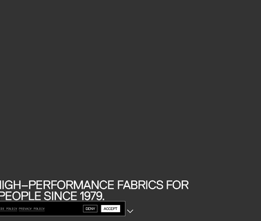 Pertex; Lightweight & Durable Technical Fabrics used ess