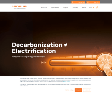 Robur Corporation industrial heating boiler