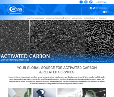 Carbon Activated Corporation filters activated