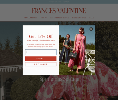 Frances Valentine handbag designer