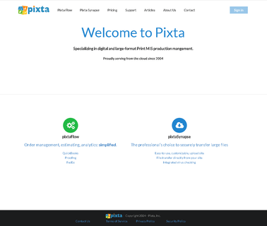 Pixta Inc corporate print services