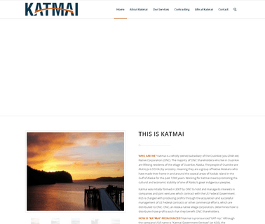Katmai Government Services contractors design