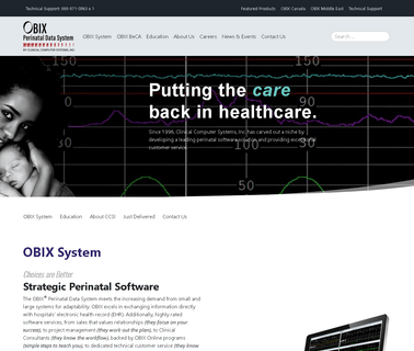 Obix By Clinical Computer Systems surveillance wide