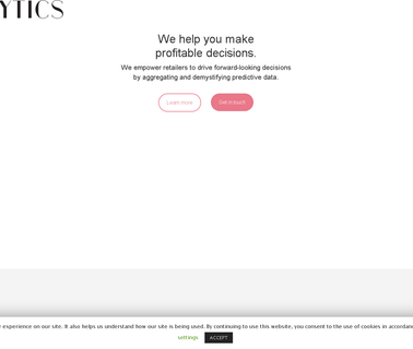 Trendalytics; Merchandise Intelligence Revealed want and