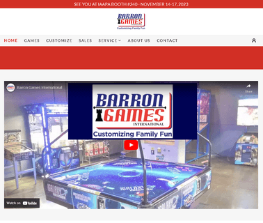 Barron Games backboard basketball