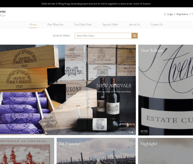 East Power Vins Limited fine wine
