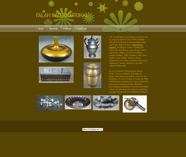 Falah International dish table