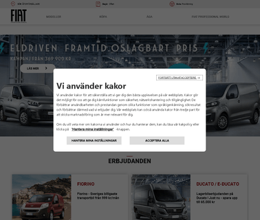 Fca Sweden Ab, Fiat Professional fiat distributor