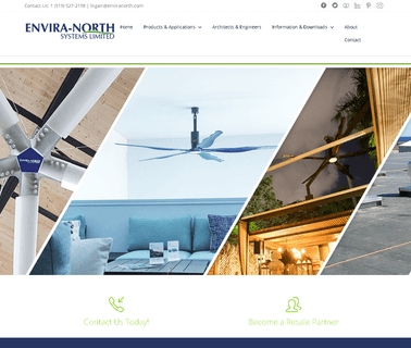 Envira-North Systems Ltd. fiberglass fans