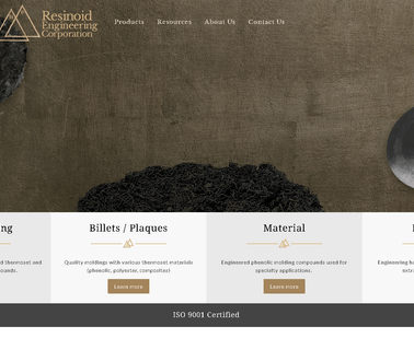 Welcome to Resinoid Home compound press