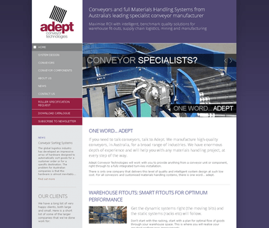 Adept Conveyor Technologi industrial material handling equipment