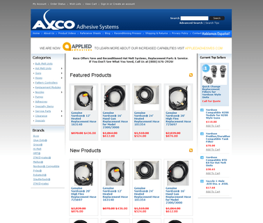 Axco Adhesive Systems High Quality Hot Melt Adhesives Equipment oxnard