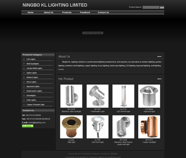 Yuyao Kl Lighting Electrical Appliance steel light