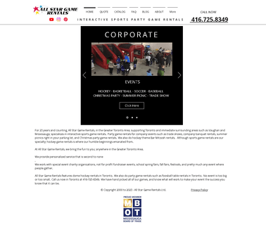 Party Game Rentals Toronto. All Star Game Rentals. Fun Food. car food
