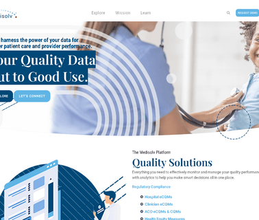 Medical Quality Reporting Software | Medisolv quality medical