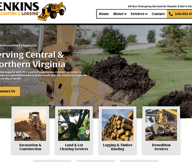 Jenkins Excavating & Logging Llc: Serving All of Virginia: big hand
