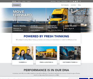 Penske-Truck Leasing Logistics Truck Rental Used Trucks used truck