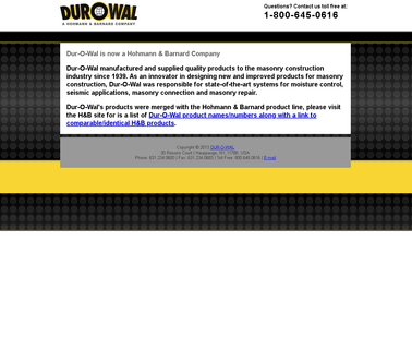 Dur-O-Wal Masonry Reinforcement and Anchors anchors manta