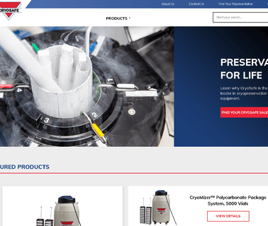 Cryosafe Cryogenic Storage Equipment cryogenic
