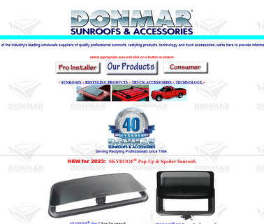 Donmar Online Home Page truck vehicle work