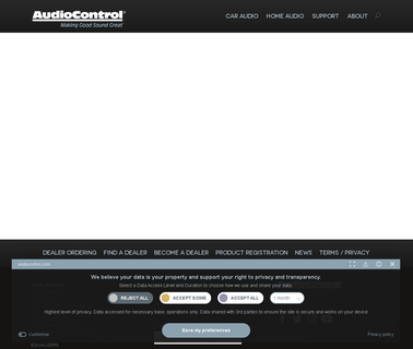 Audiocontrol audio system wireless