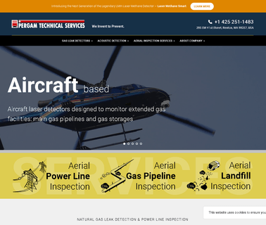 Pergam USA – Gas Leak Detection and Power Line Inspection inspection detection services