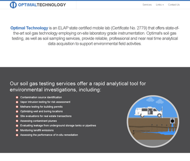 Optimal Technology - Soil Gas Testing methane gas