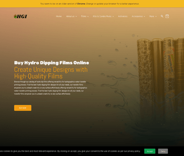 Hydrographics India water spray machine