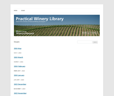 Practical Winery & Vineyard/ Wines & Vines vines flowering