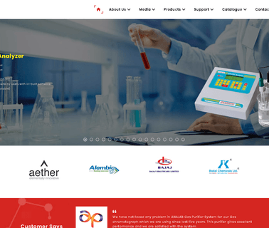 Analab Scientific Inst. bath rack