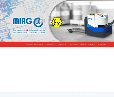 Miag Fahrzeugbau, Gabelstapler Explos truck platform