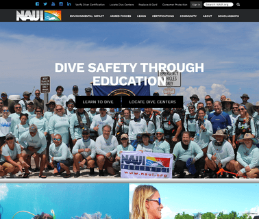 Naui Worldwide scuba world